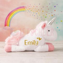 Personalized Name Unicorn Soft Toy for Kids