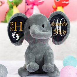 Personalized Elephant Newborn Gift