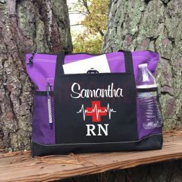 Personalized Monogrammed CNA Nurse Nursing Gift Tote Bag