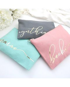 Personalized Makeup Bags Christmas Wedding Gifts
