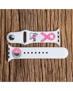 Breast Cancer Watch Band for Apple, Fitbit, Samsung