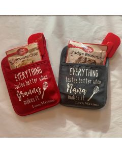 Everything Tastes Better When Mom Makes It, Mother’s Day Gift, Gift For Mom, Gift For Grandma, Personalized Pot Holder