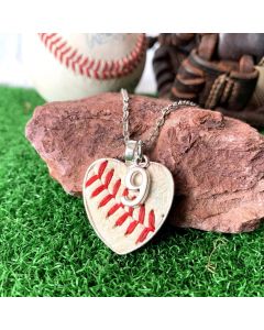 Baseball/Softball Necklace w/Seams/Laces Jewelry