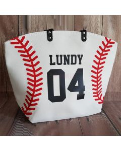 Personalized Baseball/Softball Mom Tote Bags