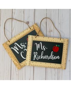 Personalized Teacher Chalkboard Sign Back to School Gifts