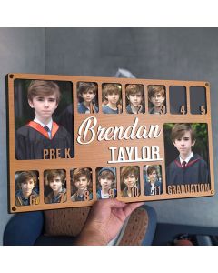 Pre K to Graduation School Picture Frame | Christmas Gift for Children