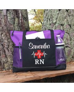 Personalized Monogrammed CNA Nurse Nursing Gift Tote Bag