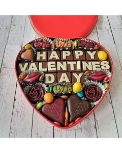 Happy Valentines Day Chocolate Box, Custom Love Chocolate Box, Personalized Chocolate Gift