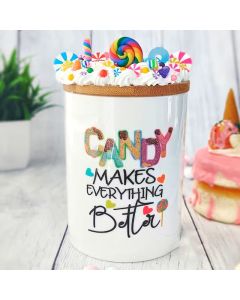 Personalized Funny DIY Candy Decor Candy Jar Christmas Gift