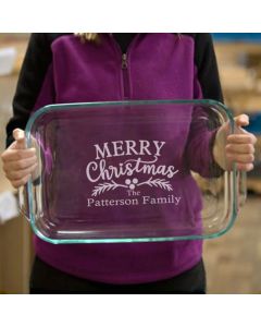Personalized Engraved Baking Dish, Christmas Gift Ideas