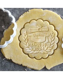 Personalized Congrats Grad Class Of 2024 Cookie Stamp