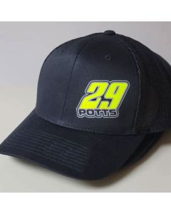 Custom Racing Hats , Race Name and Number Hat , Racing Logo Hat