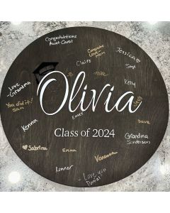 Personalized Class of 2024 Graduation Signature Sign/Alternative Guest Book