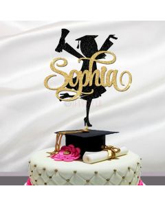 Personalized Graduation Congrats Cake Topper Class of 2024