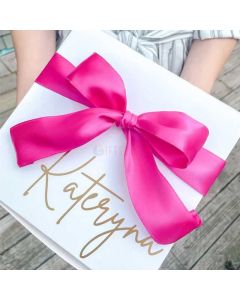 Custom Gift Box with Name, Bridesmaid Box