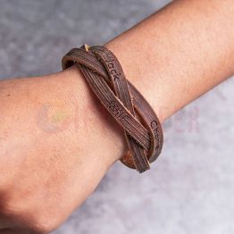 Personalized leather bracelet Name Bracelet