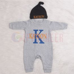 Personalized Coming Home Outfit Newborn Boy Romper
