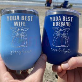 Personalized Engraving Best Husband/Wife Tumbler