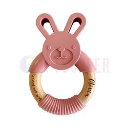 Personalised teething toy  Baby shower Rabbit Toy Bunny Teether