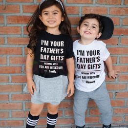 I am your Father's Day Gifts Kids Shirt Personalized Father's Day Gifts