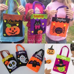 Trick-Or-Treat Bag Personalized Halloween Candy Bag