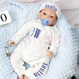 Personalized Baby Coming Home Set Newborn  Outfit 