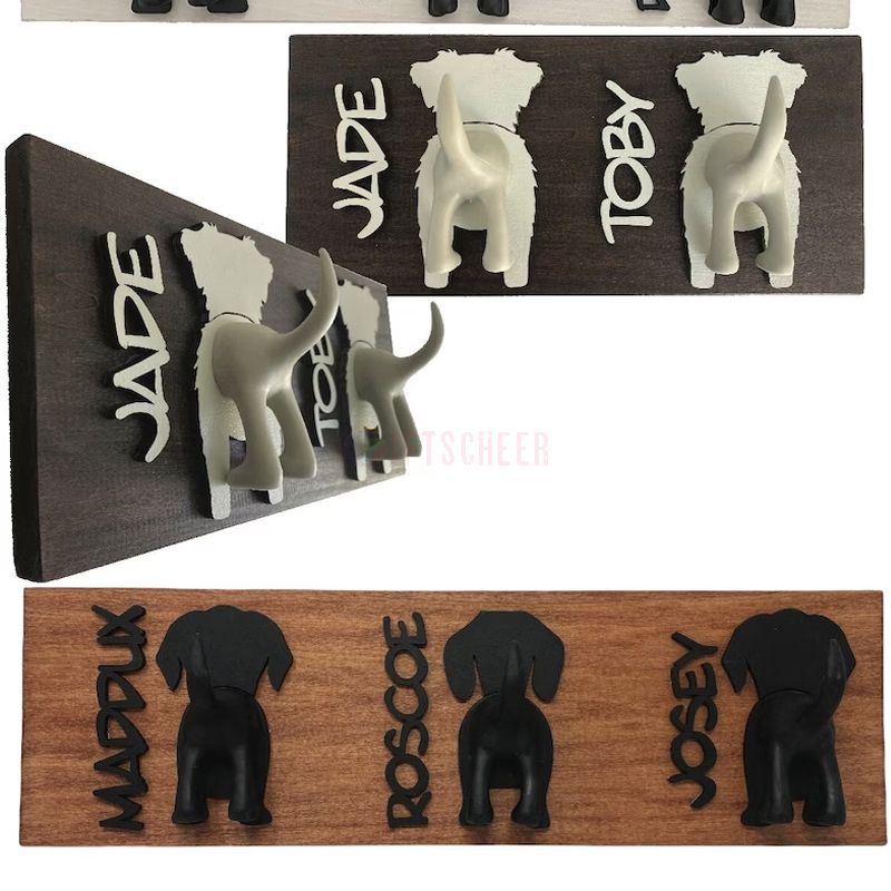 Personalized Dog Leash Holder Customized New Puppy Leash Holder