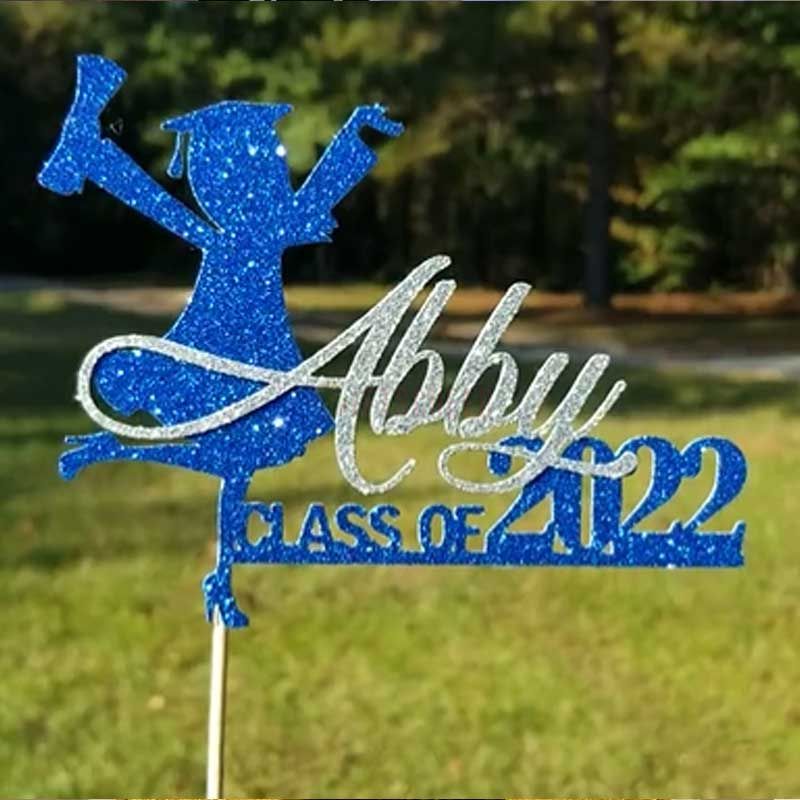 Personalized Graduation Cake Topper Class of 2023
